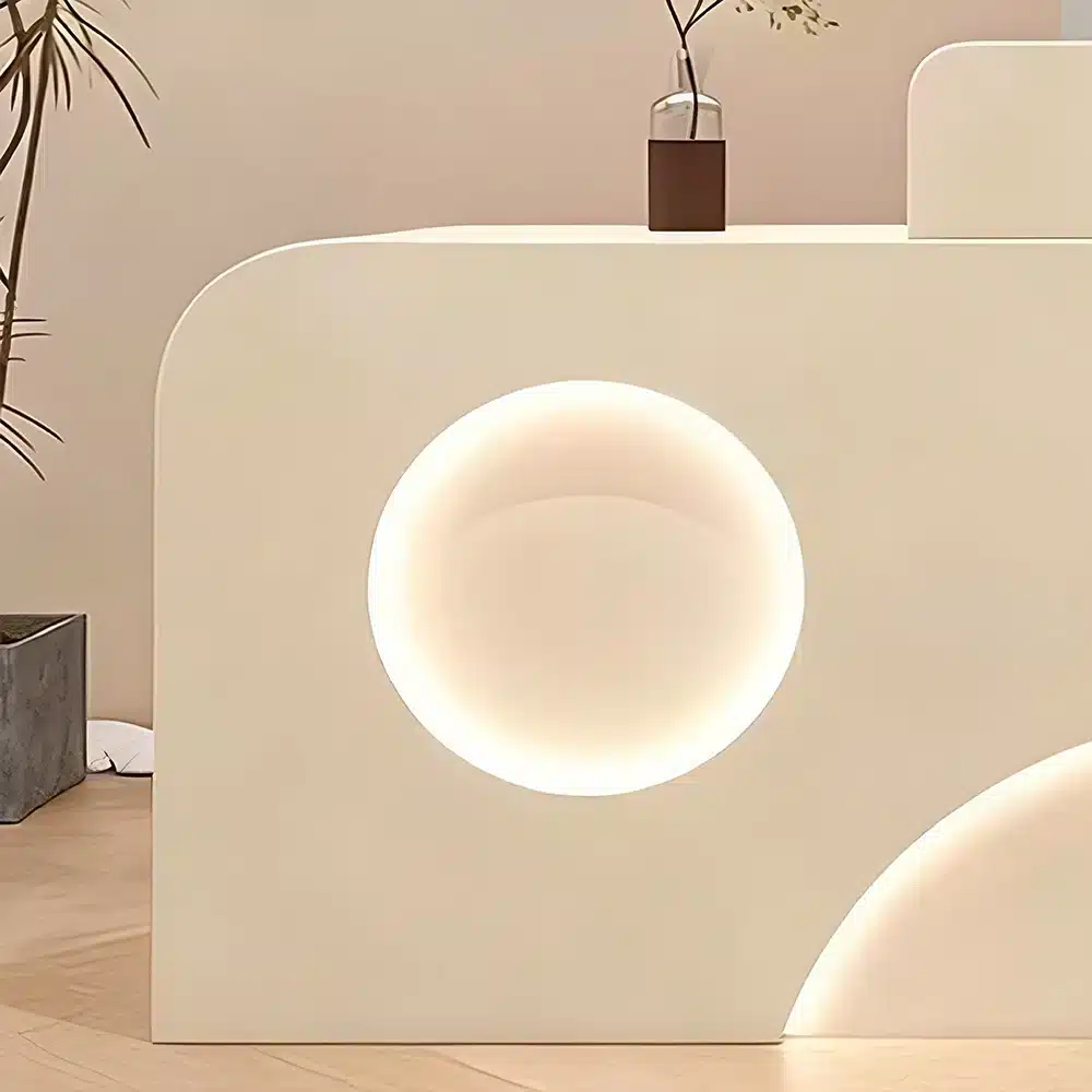 Lacquer Boutique Counter - Small Shop & Salon Reception Desk