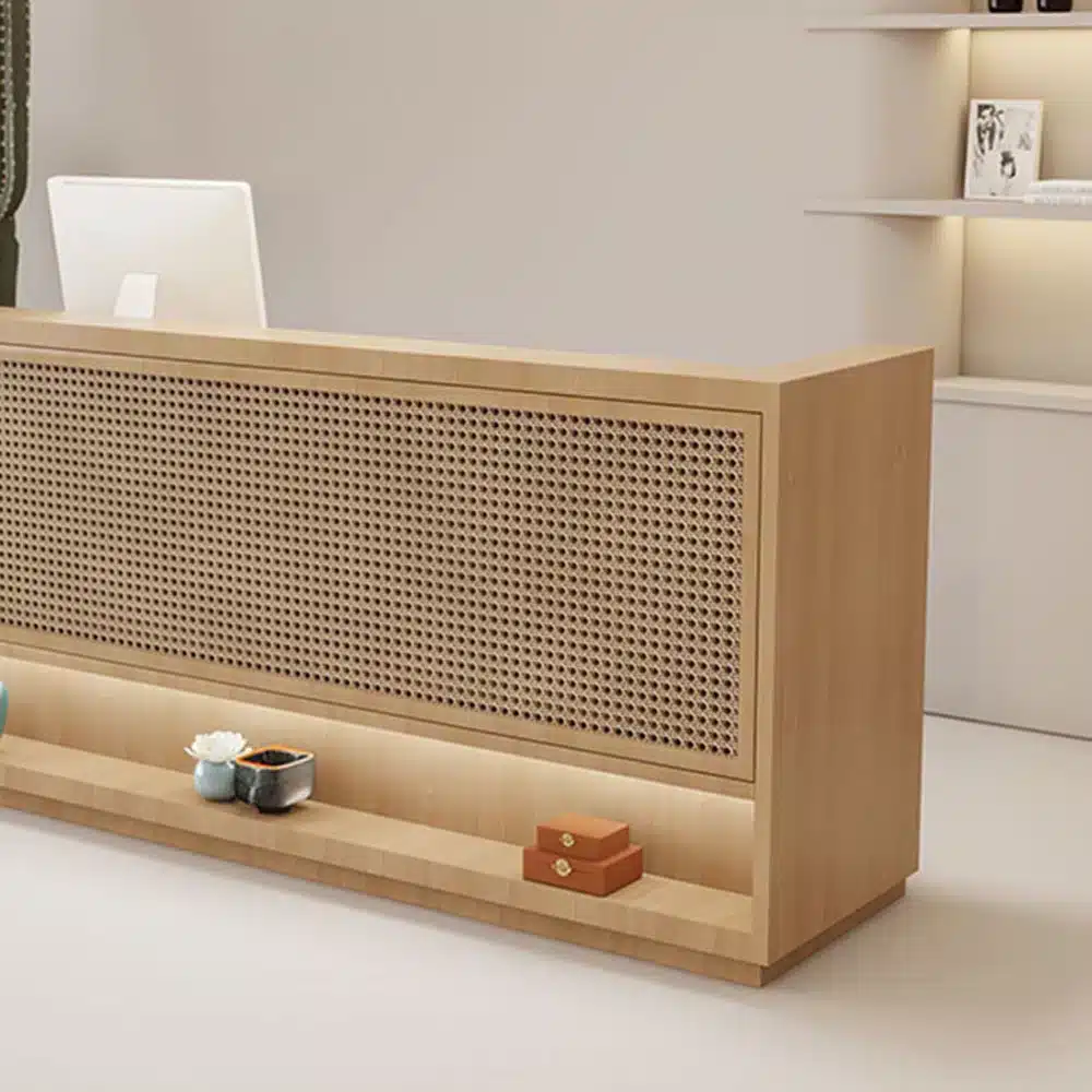 Simple Rattan Cashier Counter - Maoters