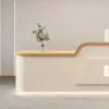 Cream Style Reception Desk - Training Center & Boutique Counter