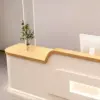 Cream Style Reception Desk - Training Center & Boutique Counter