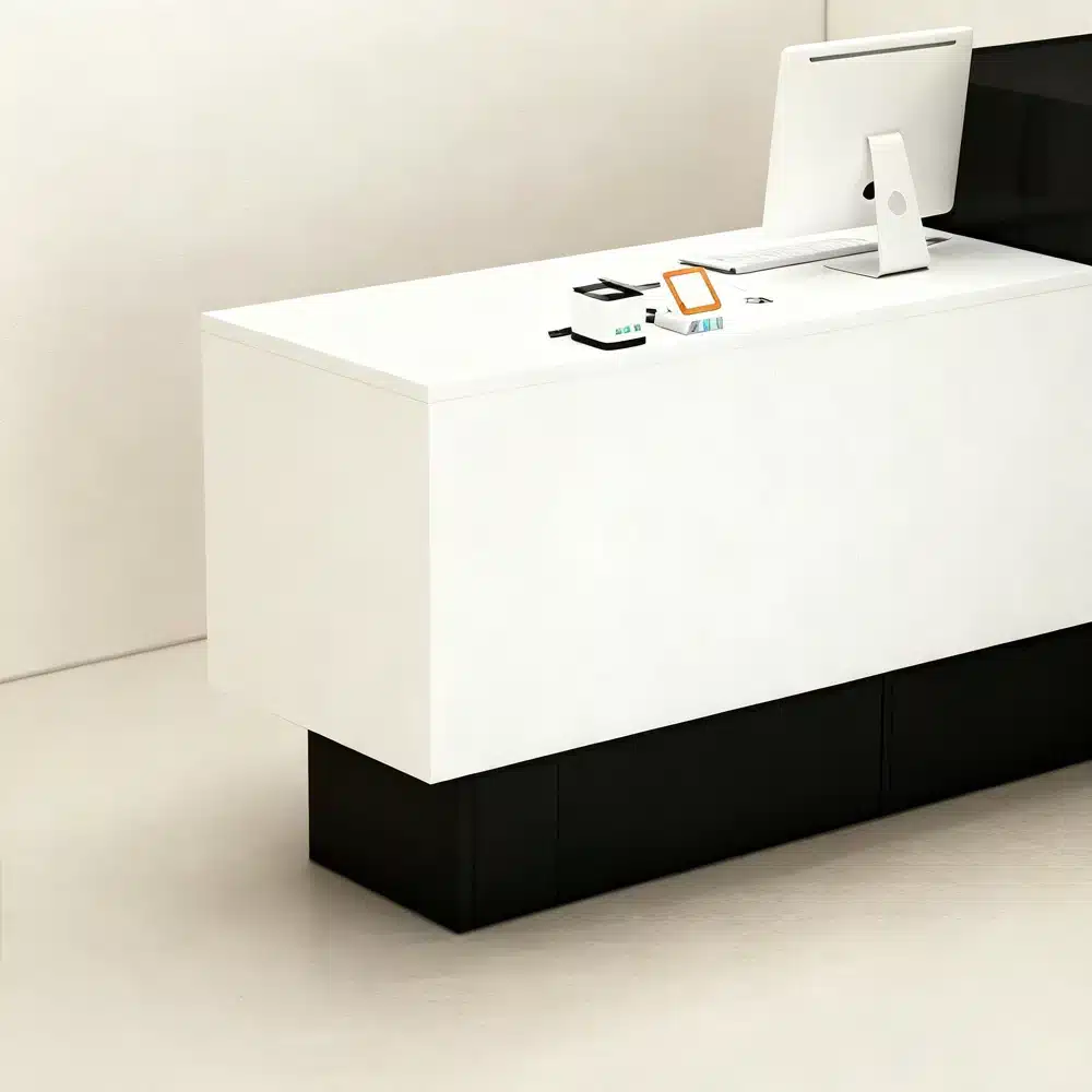 Modern Boutique Counter – Women’s Store & Salon Reception Desk Modern Boutique Counter - Women's Store & Salon Reception Desk