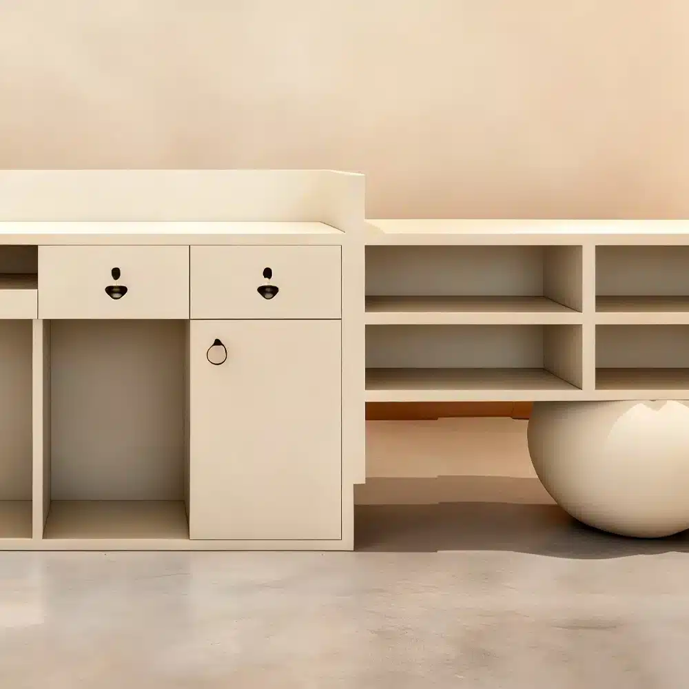 Modern Lacquer Reception Desk - Hotel & Boutique Counter