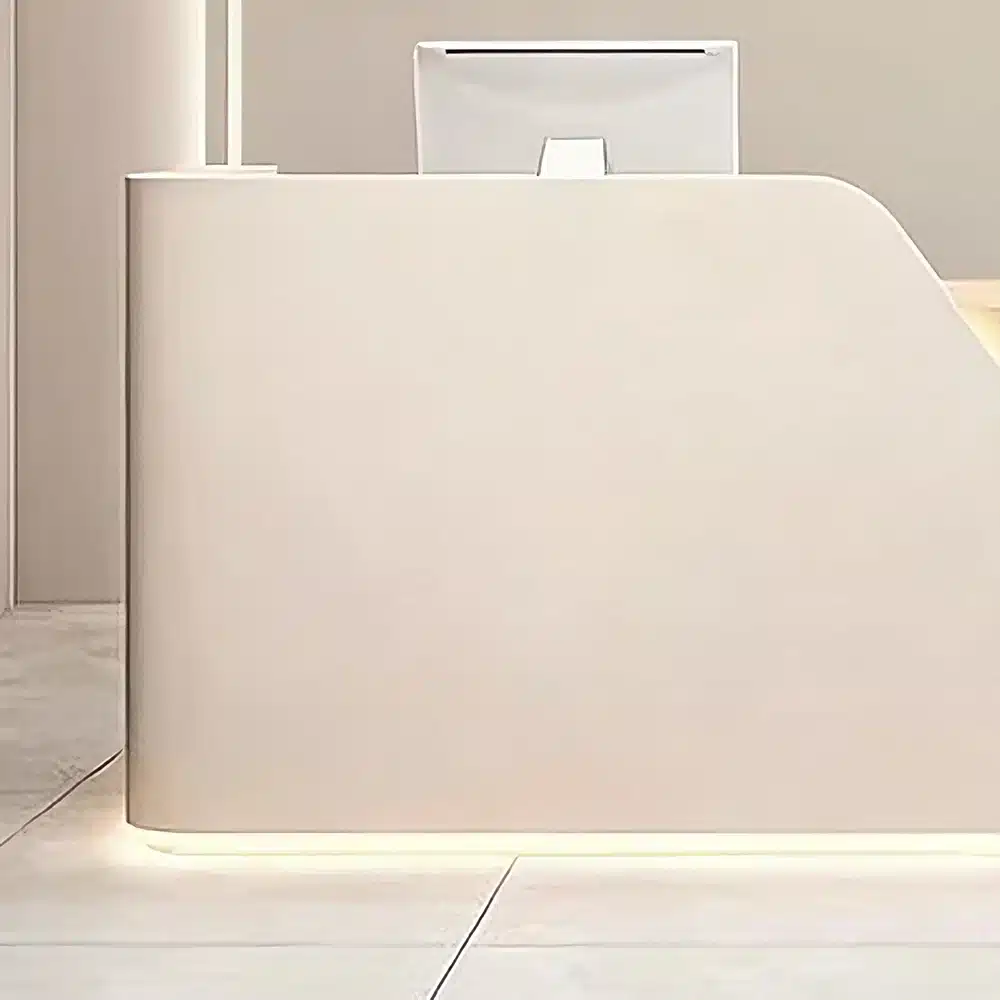 High-Gloss Lacquer Reception Desks