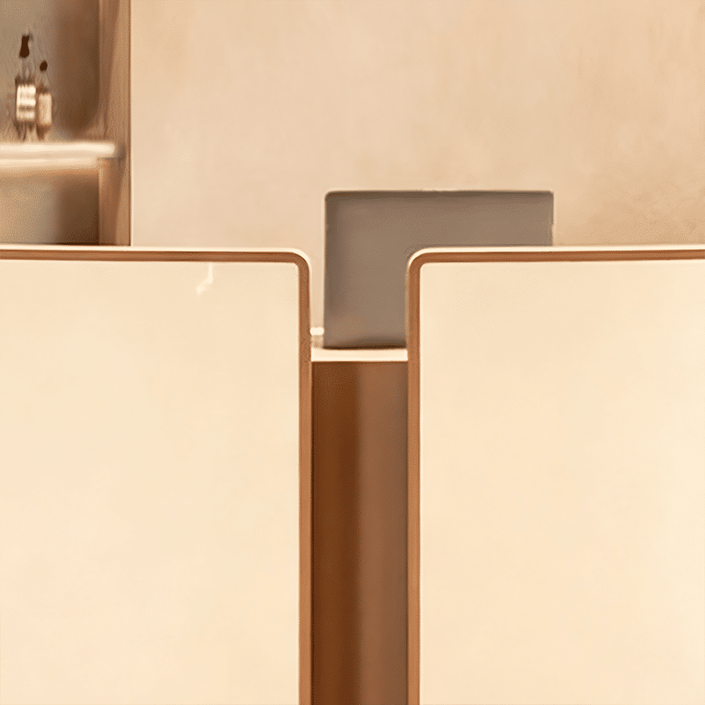 Curved Salon Reception Desk - Beauty & Boutique Counter