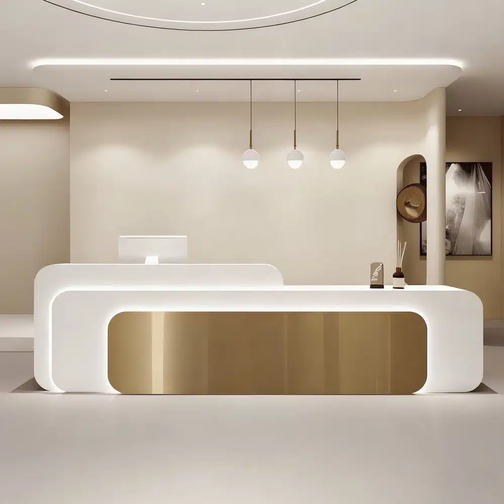 Customized Elegance: Leading Stainless Steel Desk Customized Elegance: Leading Stainless Steel Desk