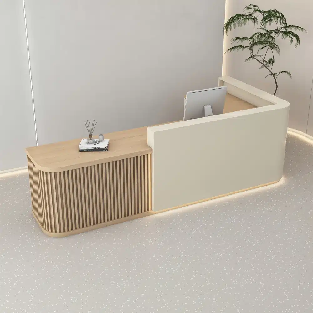 Curved Reception Counters for Stores & Offices Curved Reception Counters for Stores & Offices