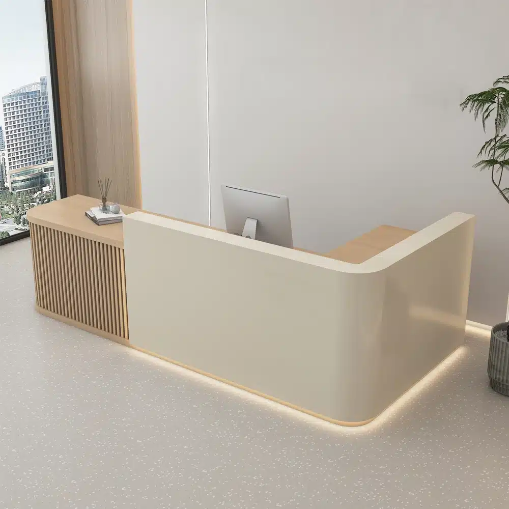 Curved Reception Counters for Stores & Offices Curved Reception Counters for Stores & Offices
