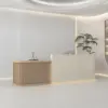 Curved Reception Counters for Stores & Offices Curved Reception Counters for Stores & Offices