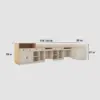 Modern Cream Color Reception Desk - For Boutique, School & Salon
