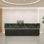Lacquer Curved Reception Desks - Modern & Minimalist