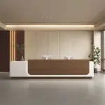 Modern Reception Desk for Hotel Lobby & Business Center