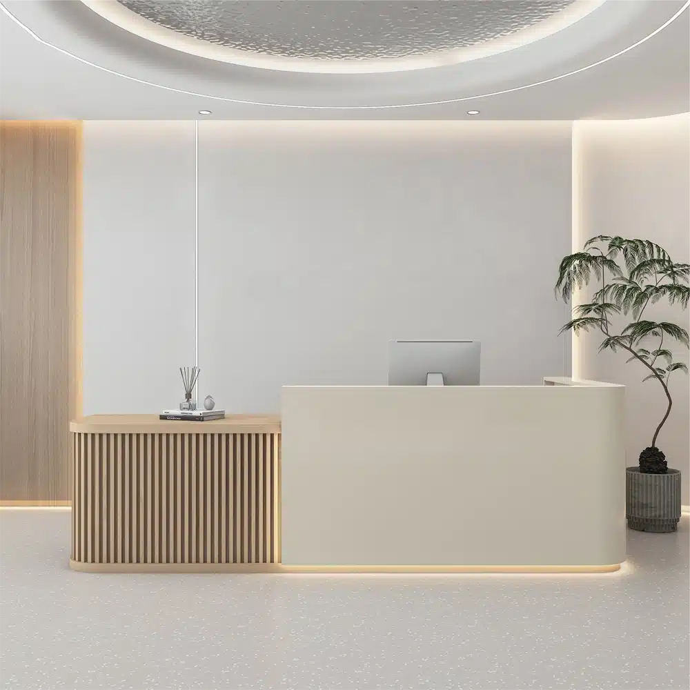 Curved Reception Counters for Stores & Offices Curved Reception Counters for Stores & Offices