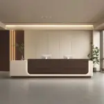 Modern Reception Desk for Hotel Lobby & Business Center
