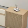 Modern Cream Color Reception Desk - For Boutique, School & Salon