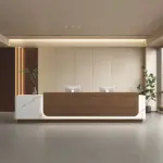 Modern Reception Desk for Hotel Lobby & Business Center
