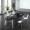 Stylish Oval Conference Table - Perfect for Meetings