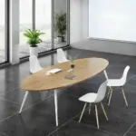 Stylish Oval Conference Table - Perfect for Meetings