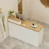 Space-Saving Modern Reception Desk for Small Boutiques