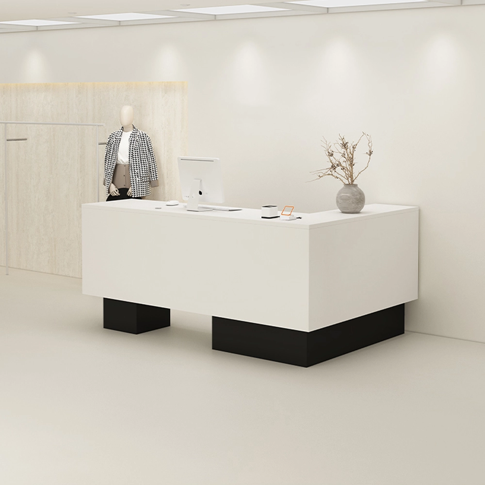 Unique L-shaped Corner Reception Desk