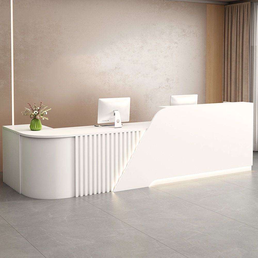 Luxury-featured Corner Reception Desk