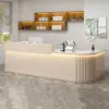 Rounded Corner Cashier Reception Desk