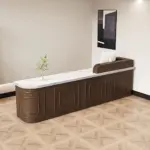 French-style Light Luxury Retro Cashier Reception Desk