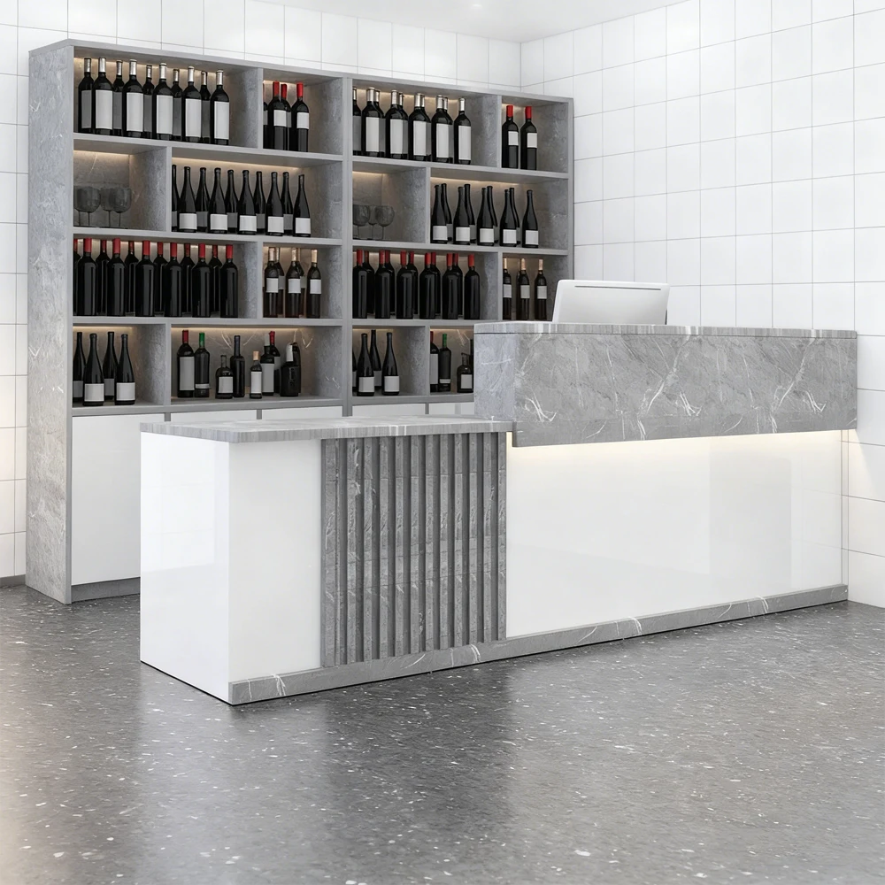 Modern Minimalist Cashier Reception Desk