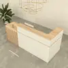 Lacquer Finish Corner Reception Desk Lacquer Finish Corner Reception Desk