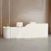 Minimalist Front Desk for Retail Shop & Salon Luxury-featured Corner Reception Desk