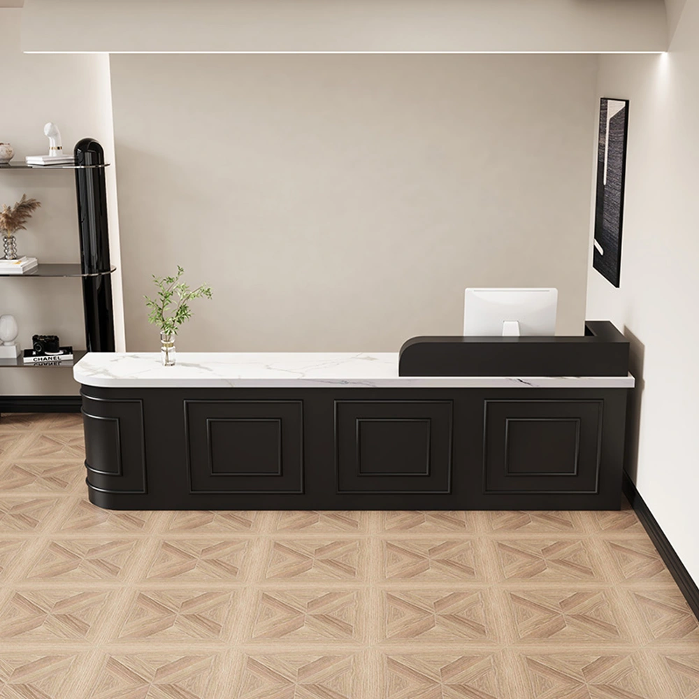 French-style Light Luxury Retro Cashier Reception Desk