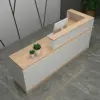 Simple Front Desk for Restaurant & Salon Modern Reception Desk For Retail Store Checkout & Cashier Station