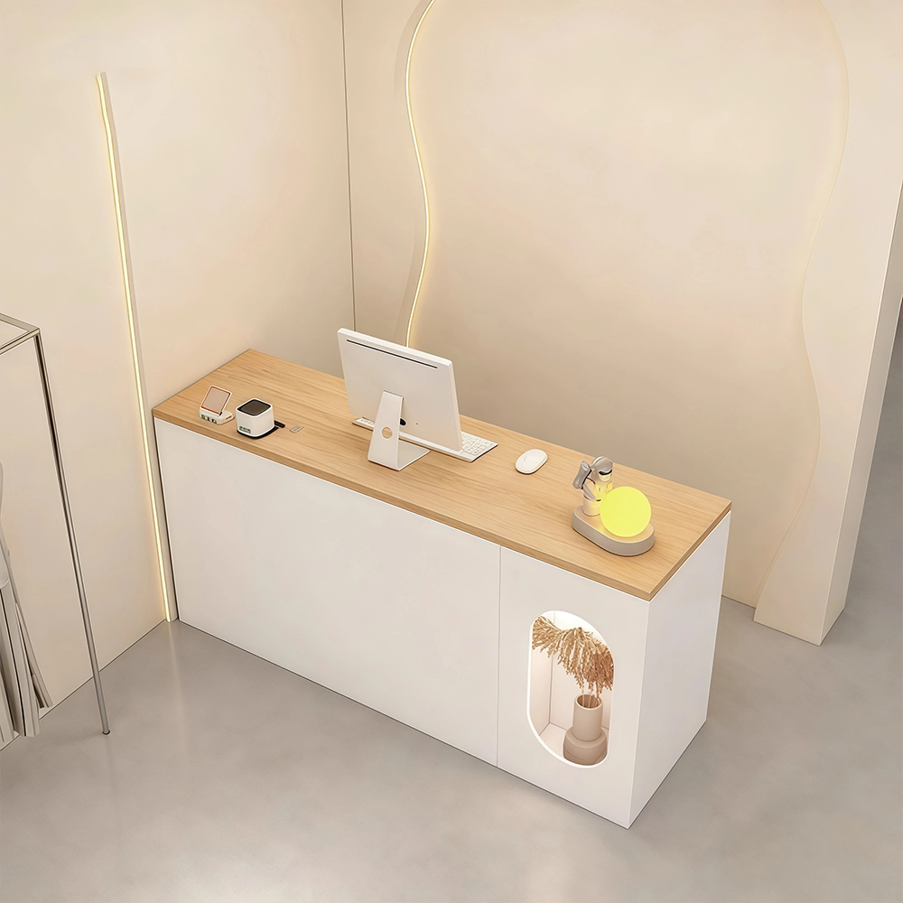 Modern Cash Register Counter For Reception Desk