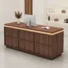 Small Vintage Front Desk for Boutique - Reception Counter & Cashier Station