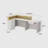 L-shaped High-end Reception Desk