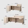 Rounded Corner Cashier Reception Desk
