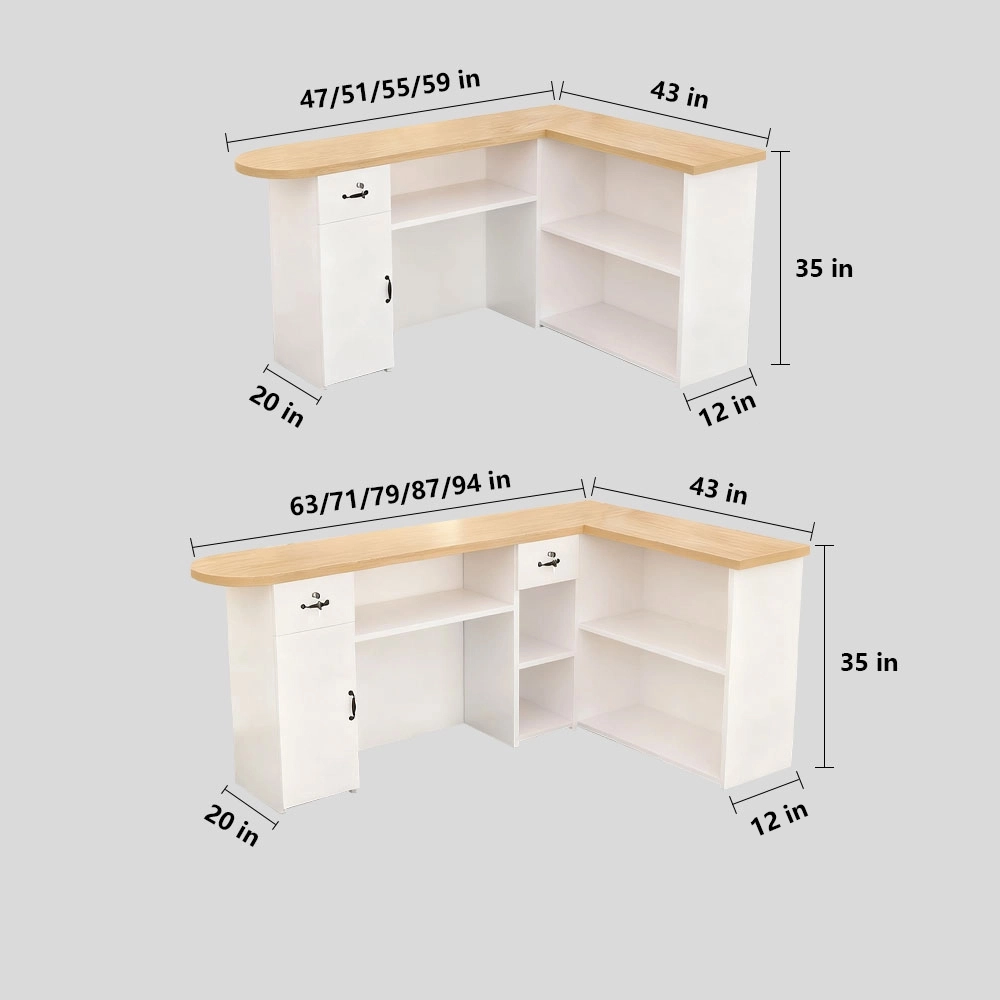 Modern Minimalist Boutique Front Desk & Cashier