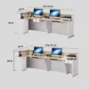 Small Modern Corner Cashier Desk for Shops