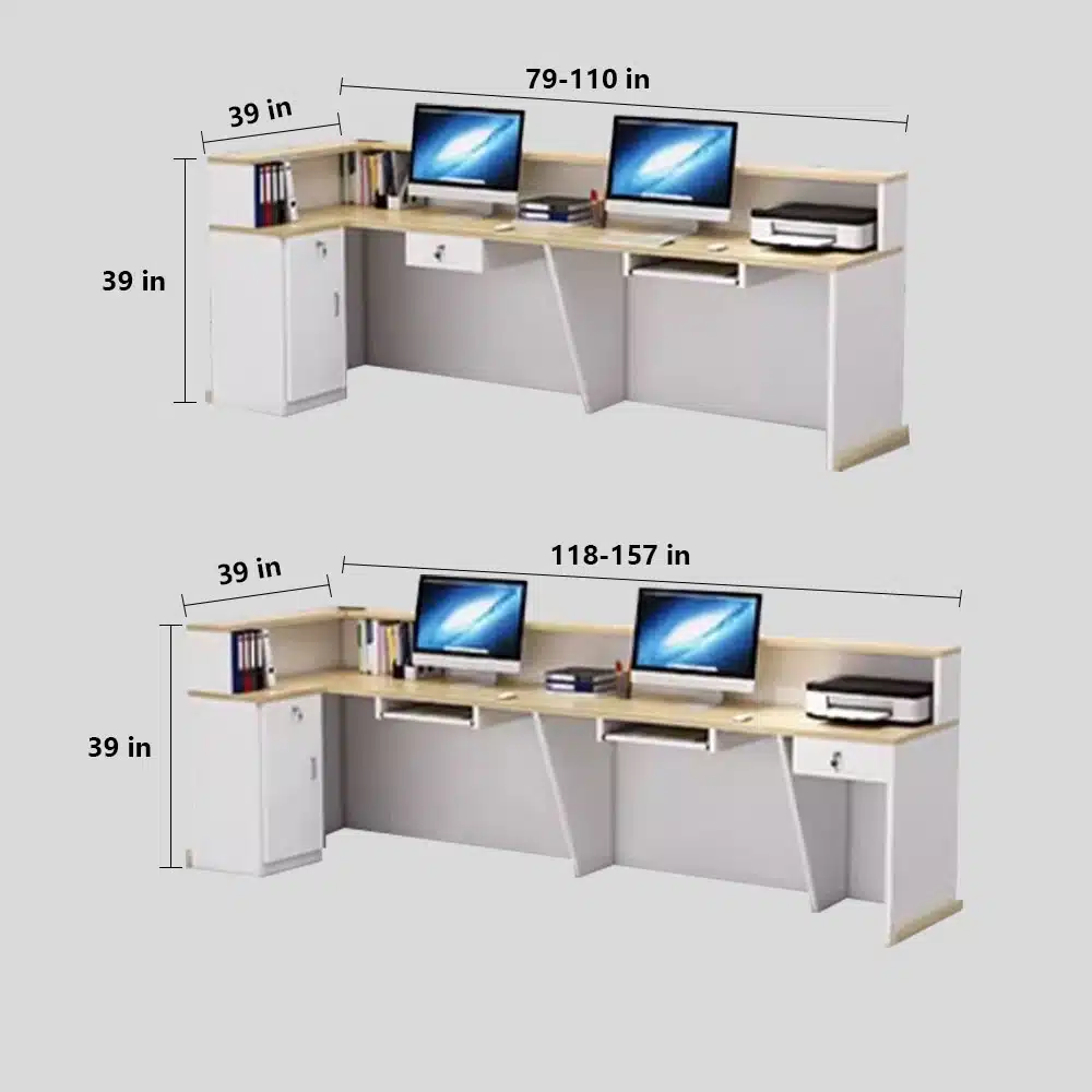 Small Modern Corner Cashier Desk for Shops