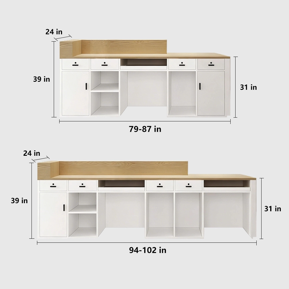 Stylish And Versatile Cashier Reception Desk