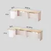 Minimalist curved corner reception desk Minimalist Curved Corner Reception Desk