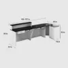 Stylish And Compact Cashier Reception Desk