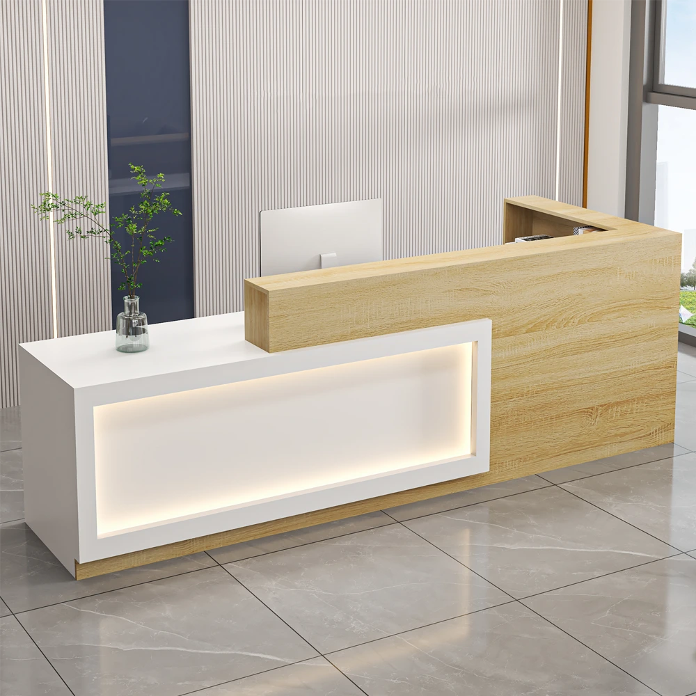 L-shaped High-end Reception Desk