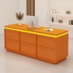 Small Vintage Front Desk for Boutique - Reception Counter & Cashier Station