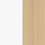 Lacquer Finish Corner Reception Desk