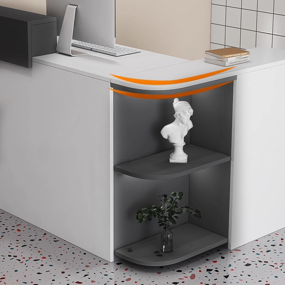 Modern L-Shaped Reception Desk For Small Shops Modern L-Shaped Reception Desk For Small Shops