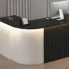 Stylish And Compact Cashier Reception Desk