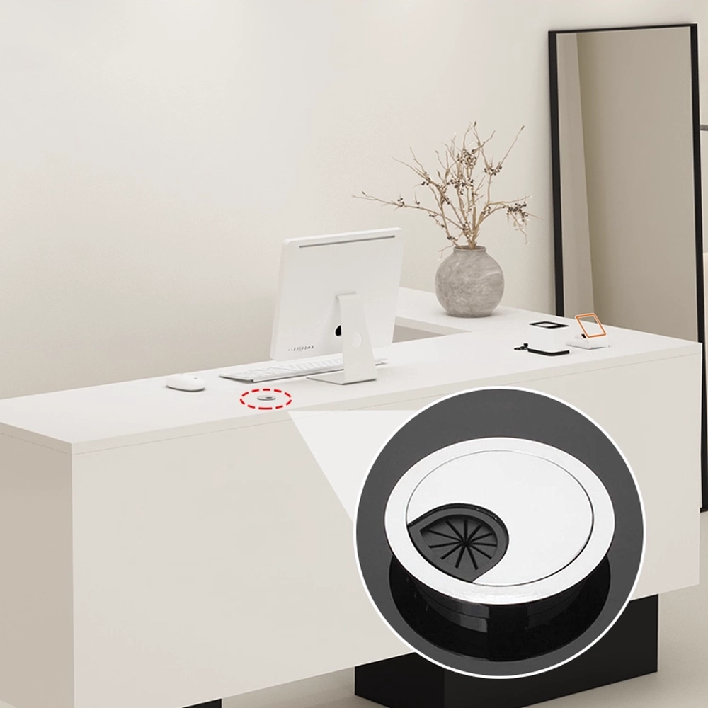 Unique L-shaped Corner Reception Desk