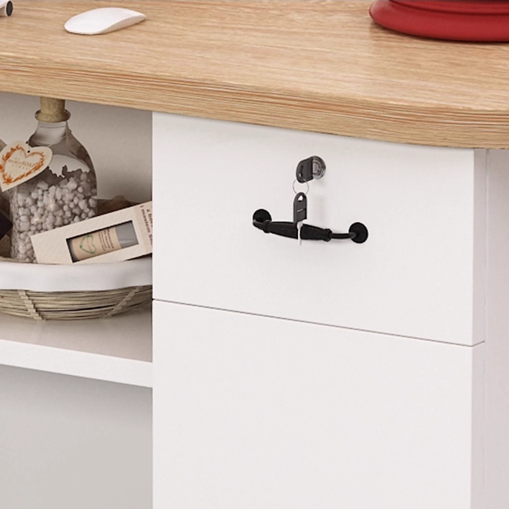 Minimalist L-Desk for Small Boutiques & Salons Simple And Versatile L-shaped Corner Reception Desk