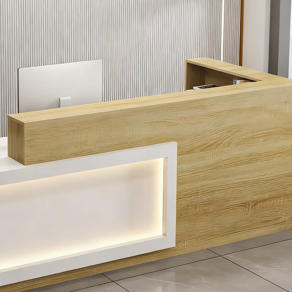 L-shaped High-end Reception Desk