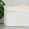Minimalist Curved Checkout Counters For Retail Shop